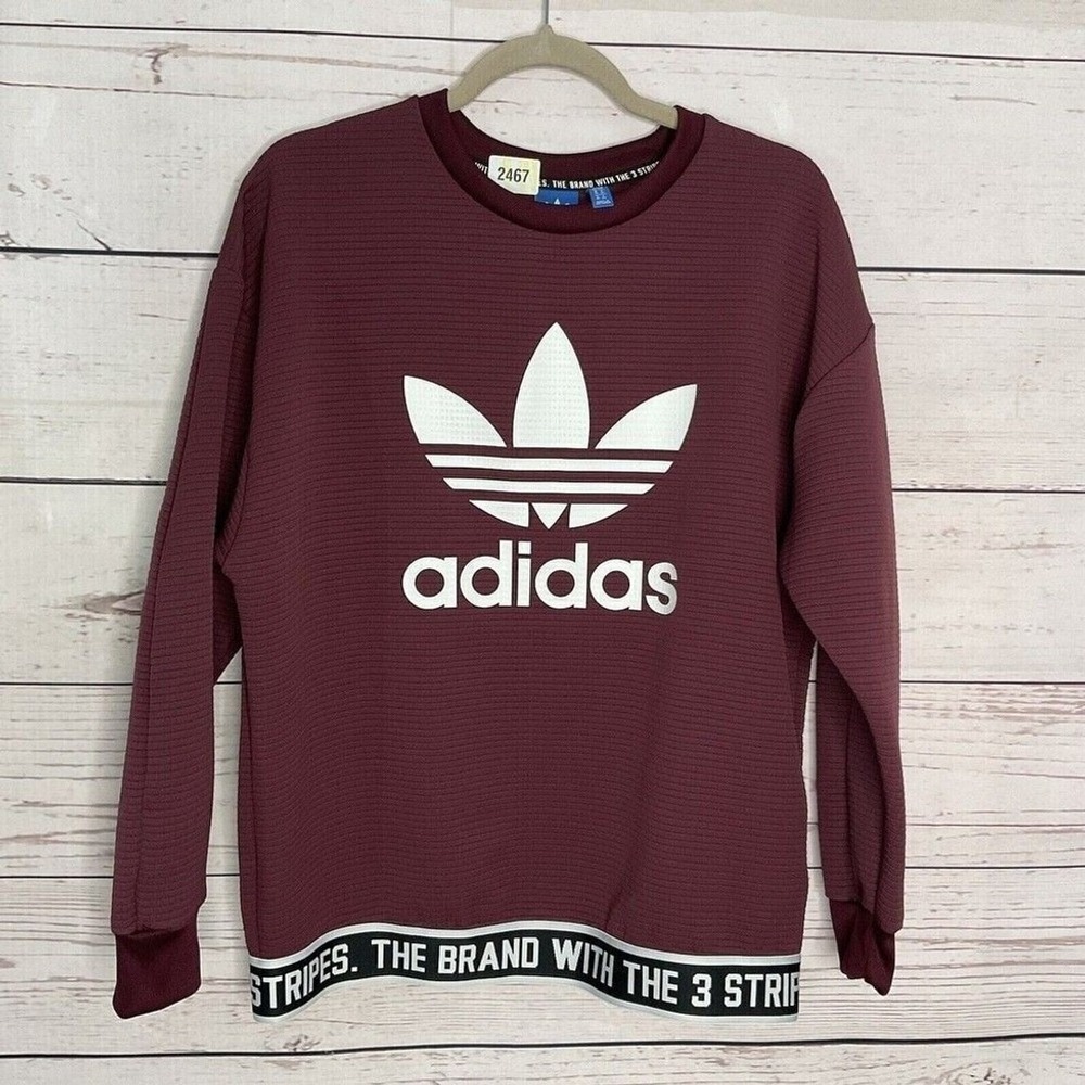 NWOT Adidas The Brand With The 3 Stripes Crewneck Sweatshirt Women S Vietnam
